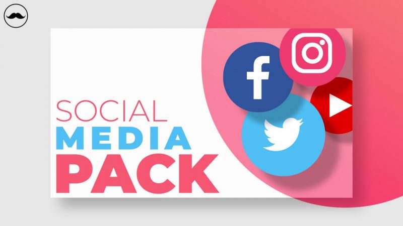 social media elements after effects template free download
