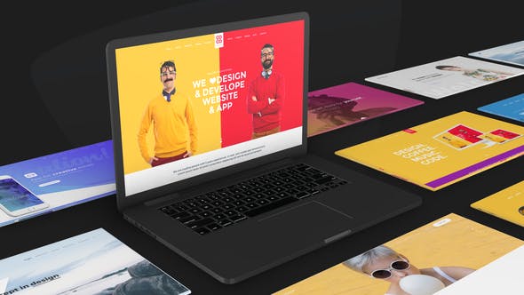 Website Promo On Macbook Device - Animated Mockup Videohive 22735071 - Free Download