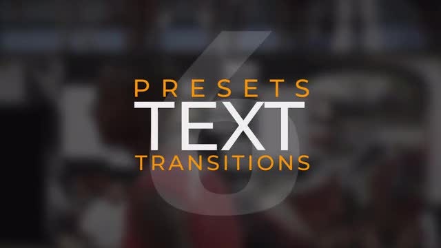 text transitions in premiere pro