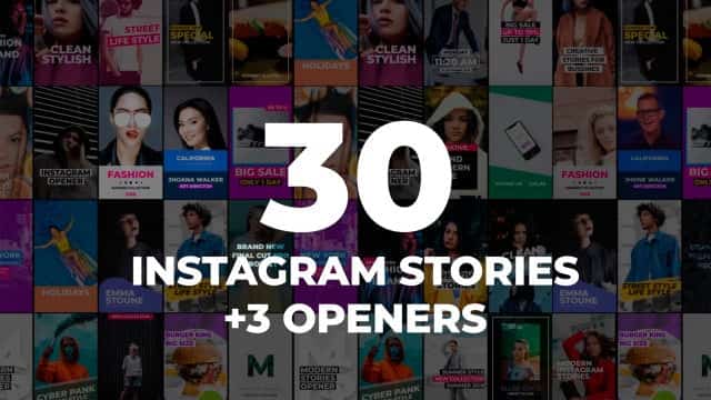 30 Instagram Stories Pack FCPX - Free Download - MATESFX