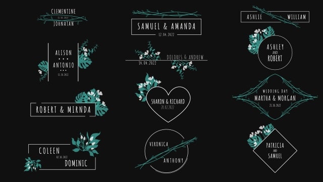 Wedding Titles Pack FCPX Free Download MATESFX