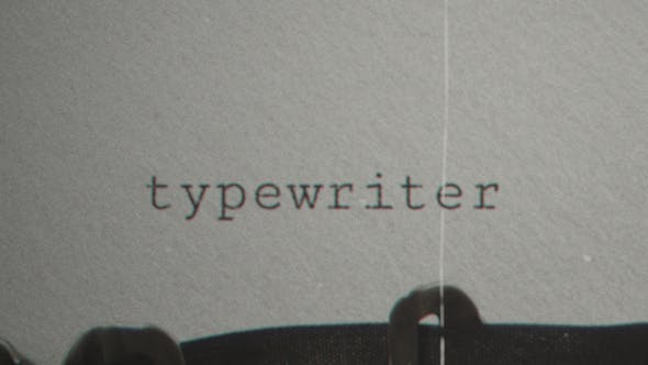 typewriter after effects template free download