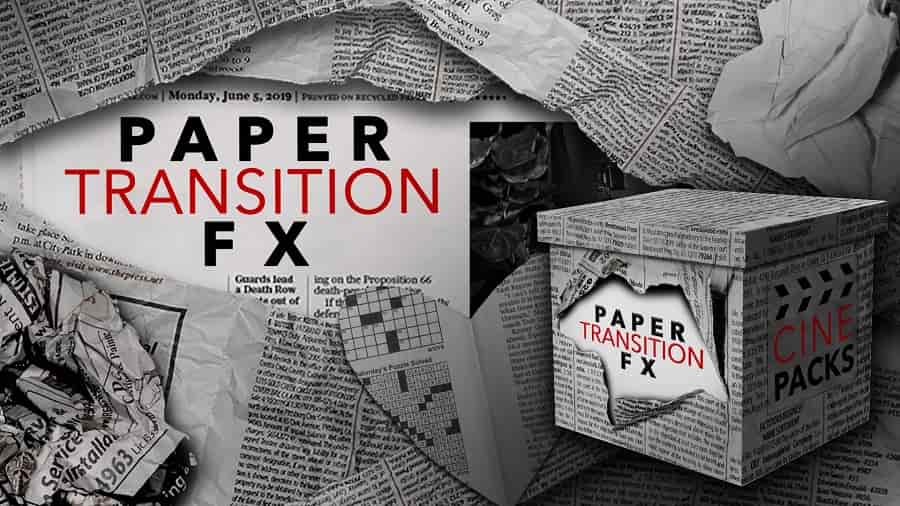CinePacks – Paper Transition FX