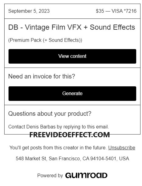 Dennis Barbas - DB Vintage Film VFX + Sound Effects