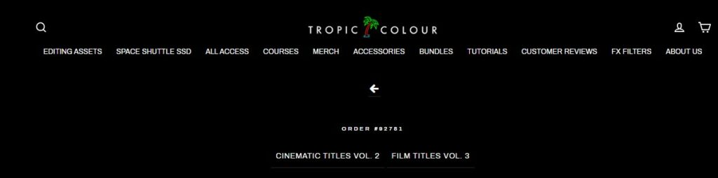 Tropic Colour - Cinematic Titles Vol 2
